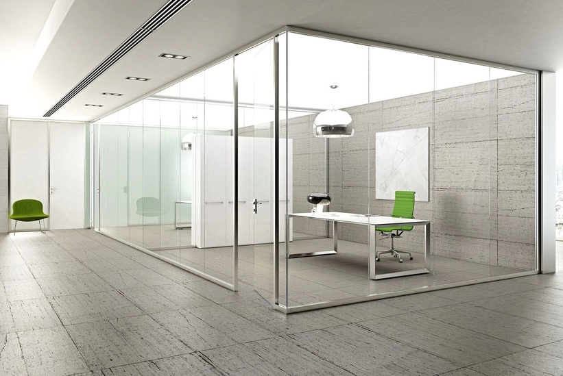 Vách kính cường lực 10 ly